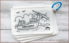 COLOUR ME MATS Passenger & Logistics Vehicles (Colouring Mat Bundle)