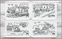 COLOUR ME MATS Passenger & Logistics Vehicles (Colouring Mat Bundle)