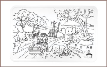 COLOUR ME MATS Safari Adventure (Colouring Mat Bundle)