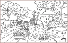 COLOUR ME MATS Safari Adventure (Colouring Mat Bundle)