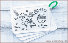 COLOUR ME MATS Space Exploration (Colouring Mat Bundle)