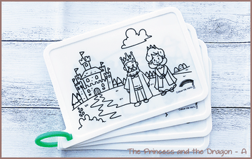 COLOUR ME MATS The Princess and the Dragon (Colouring Mat Bundle)