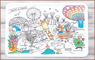 COLOUR ME MATS Timmy & Tammy Around Our Island (Colouring Mat Bundle)