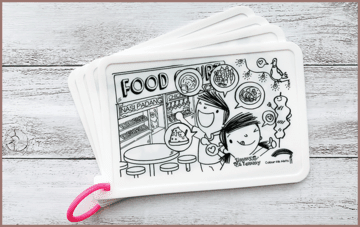 COLOUR ME MATS Timmy & Tammy Around Our Neighbourhood (Colouring Mat Bundle)