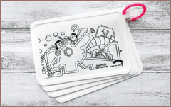 COLOUR ME MATS Timmy & Tammy Around Our Neighbourhood (Colouring Mat Bundle)