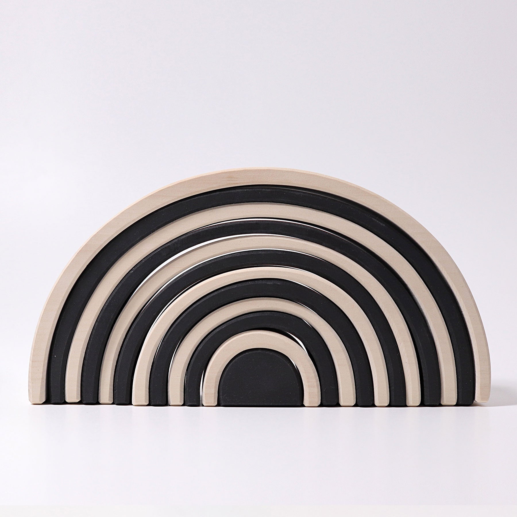 GRIMM'S 12 Piece Rainbow Large Monochrome / Tunnel