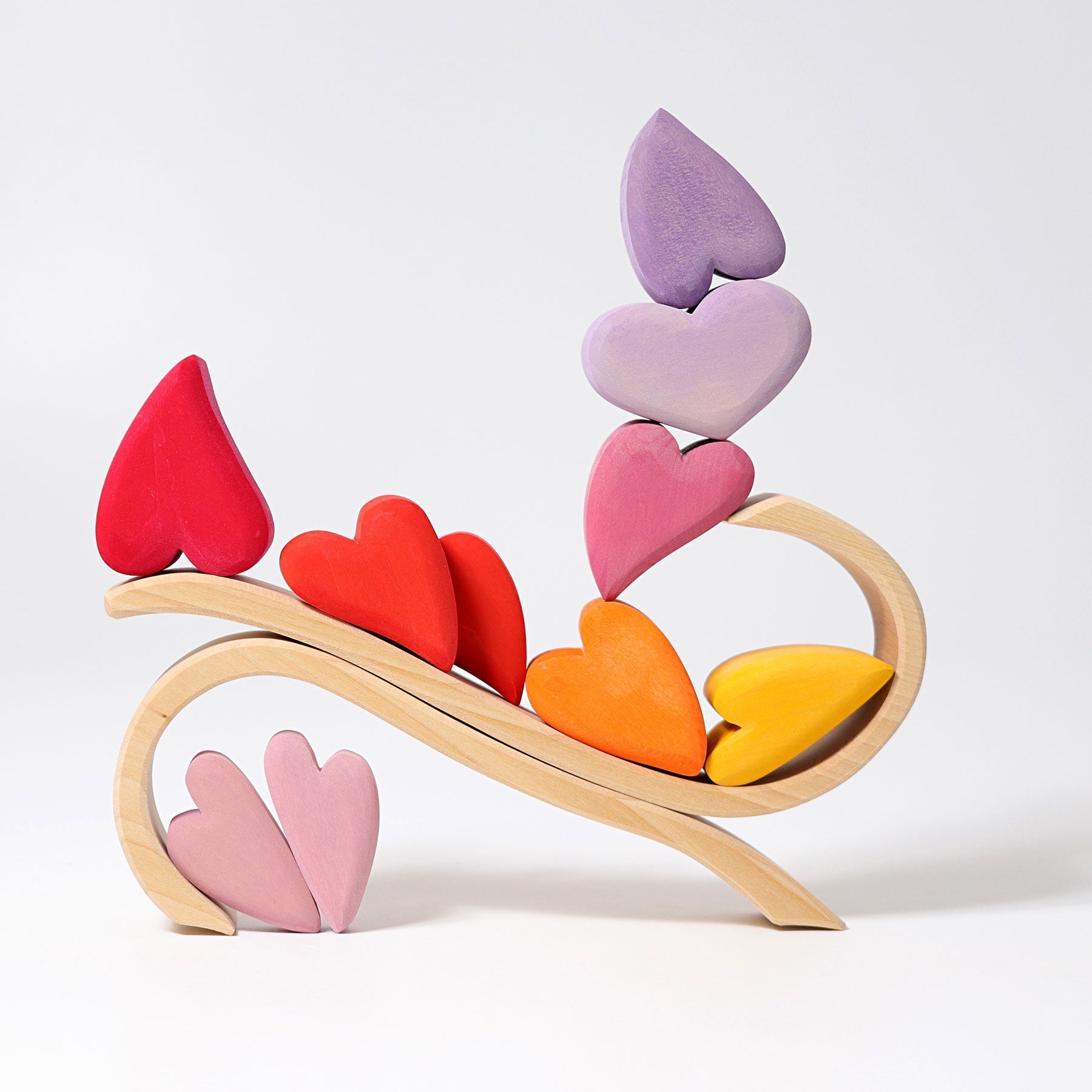 GRIMM'S Building Set Red Hearts