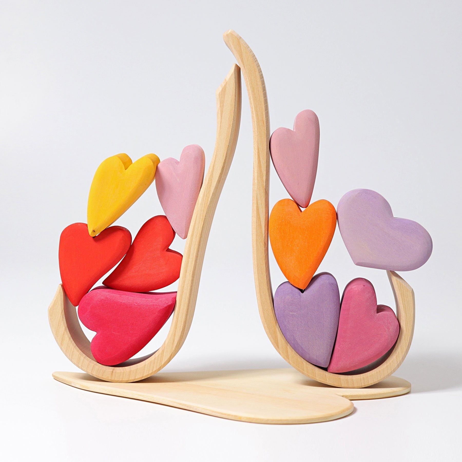 GRIMM'S Building Set Red Hearts