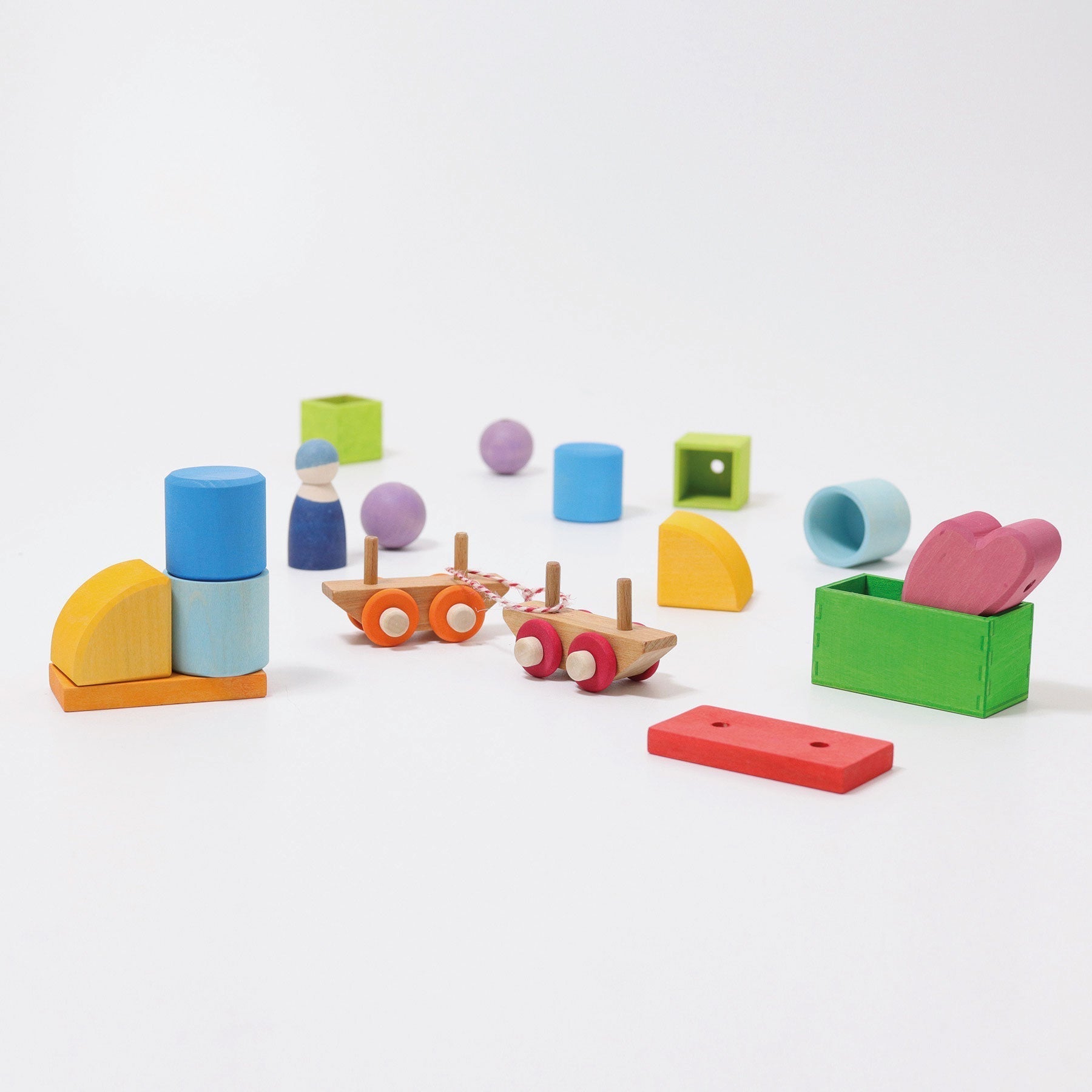 GRIMM'S Building Set Wooden Train (*)
