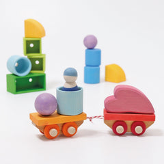 GRIMM'S Building Set Wooden Train (*)