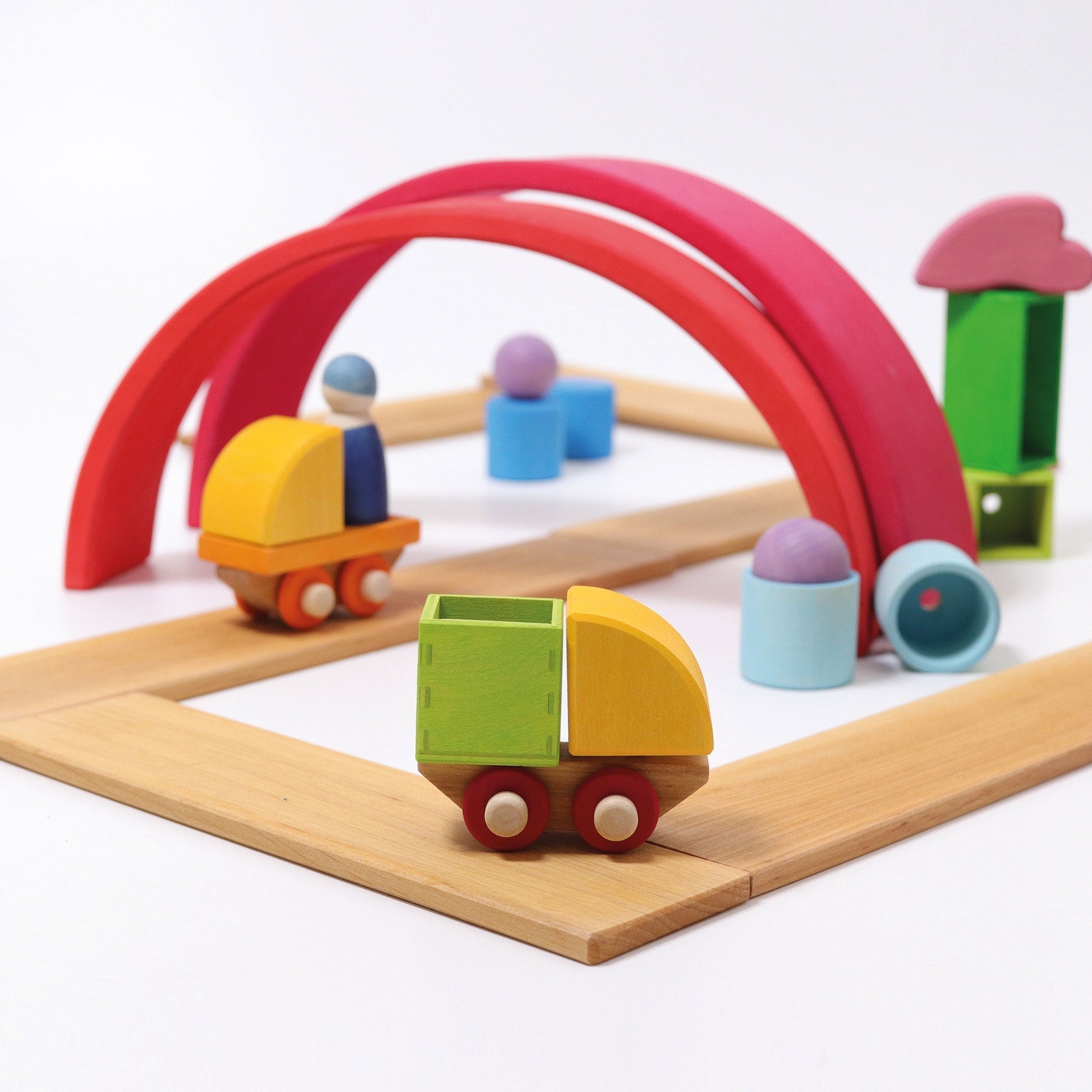 GRIMM'S Building Set Wooden Train (*)