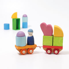 GRIMM'S Building Set Wooden Train (*)