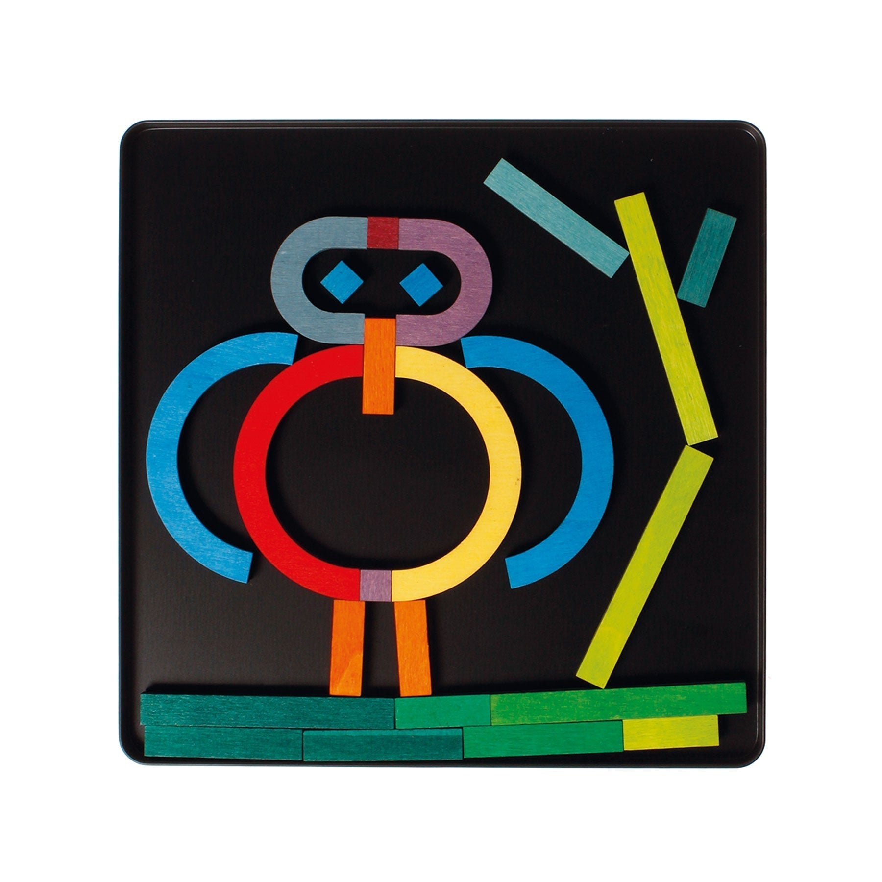 GRIMM'S mini magnetic puzzle Alphabetic Letters