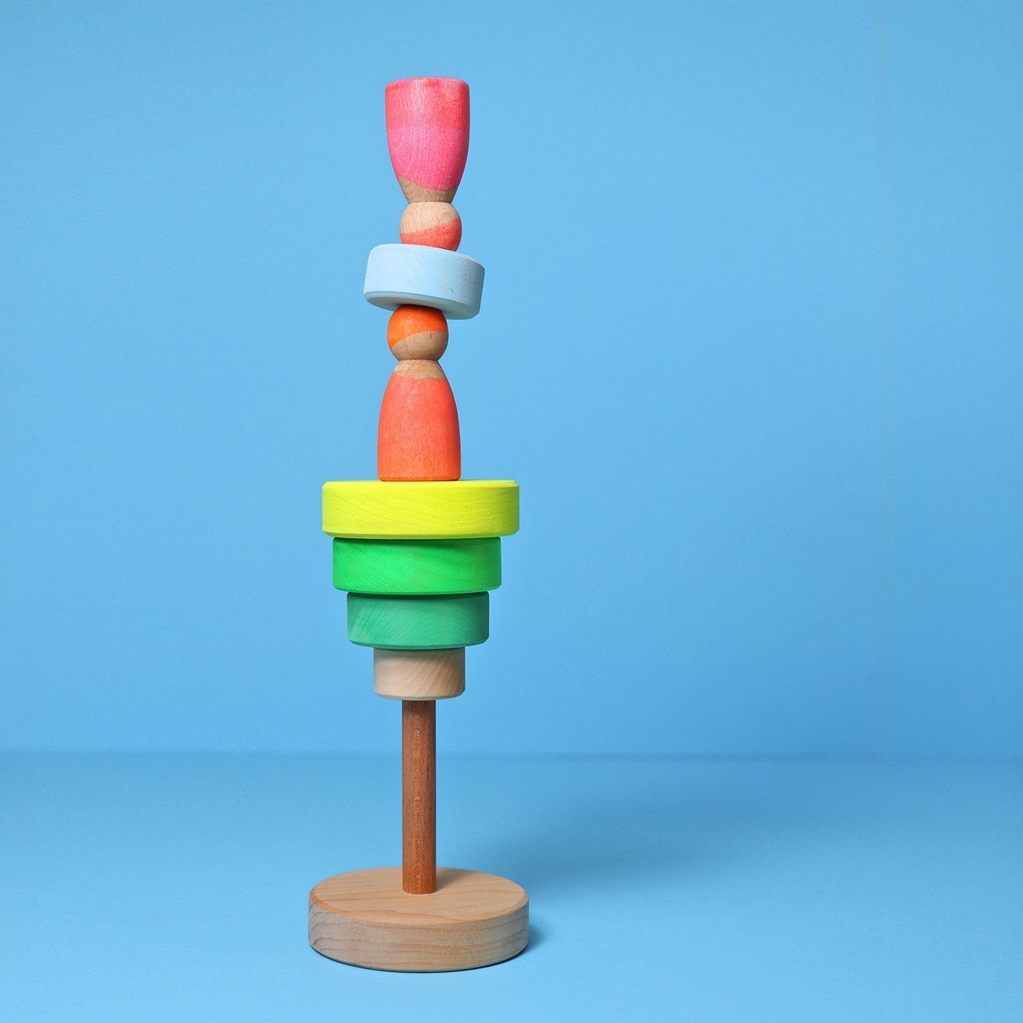 GRIMM'S Small Conical Tower neon-green.