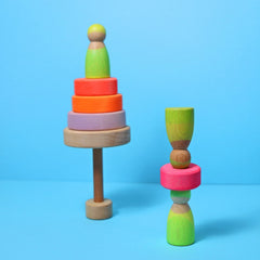 GRIMM'S Small Conical Tower neon-pink