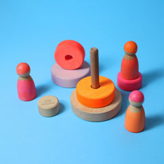 GRIMM'S Small Conical Tower neon-pink
