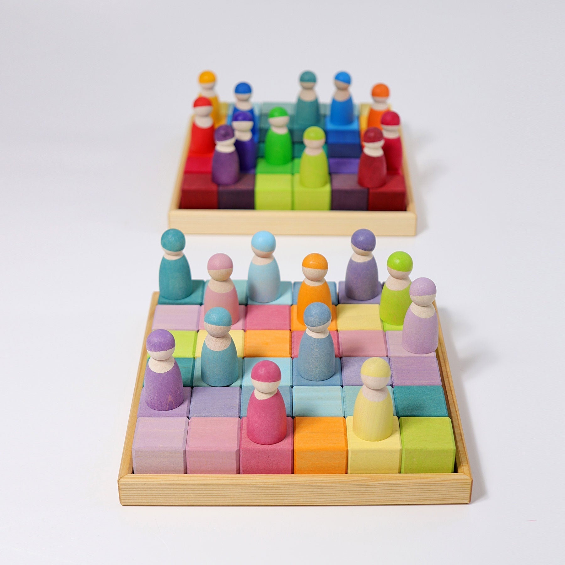 GRIMM'S Square, 36 Cubes, pastel