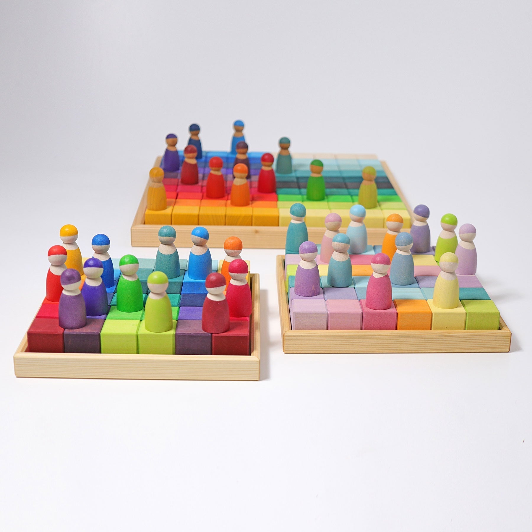 GRIMM'S Square, 36 Cubes, pastel