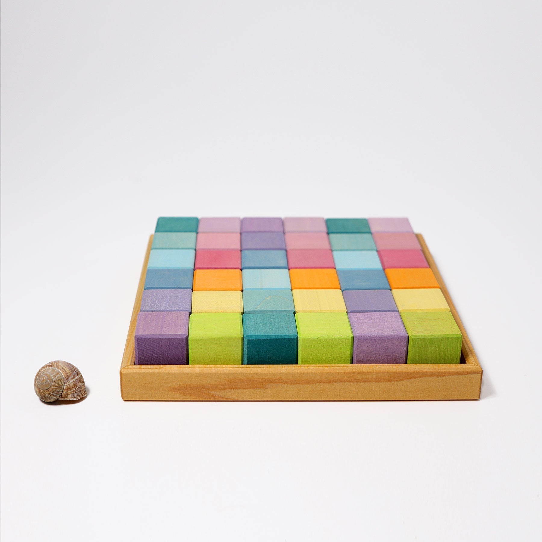 GRIMM'S Square, 36 Cubes, pastel
