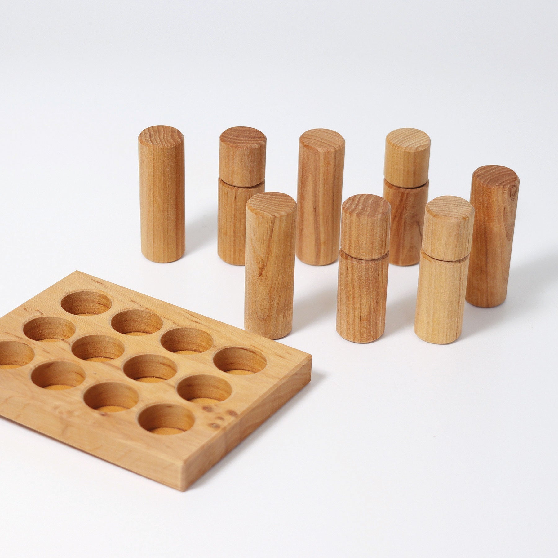 GRIMM'S Stacking Game Small Natural Rollers (*)