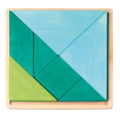 GRIMM'S tangram set blue-green
