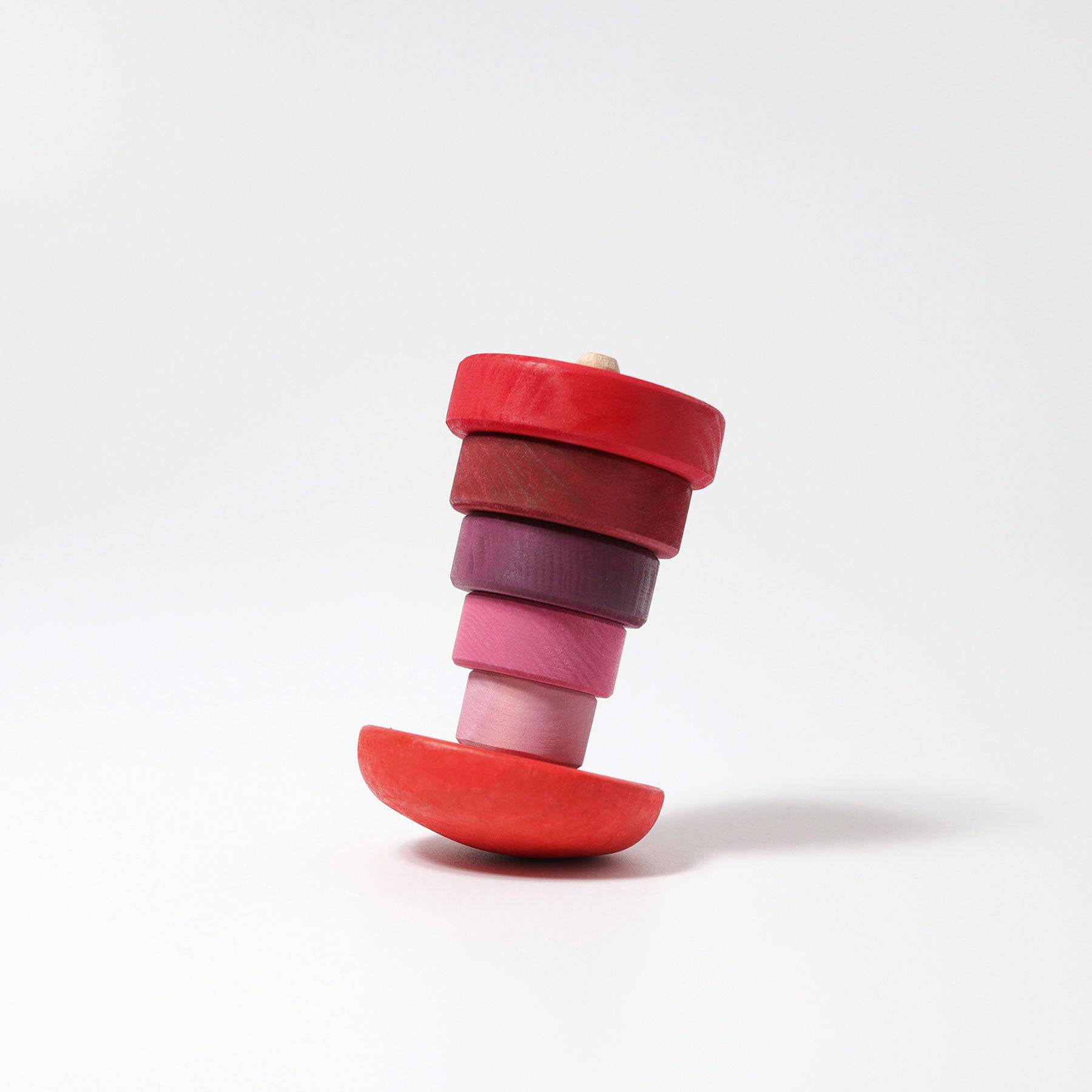 GRIMM'S wobbly stacking tower, pink (*)