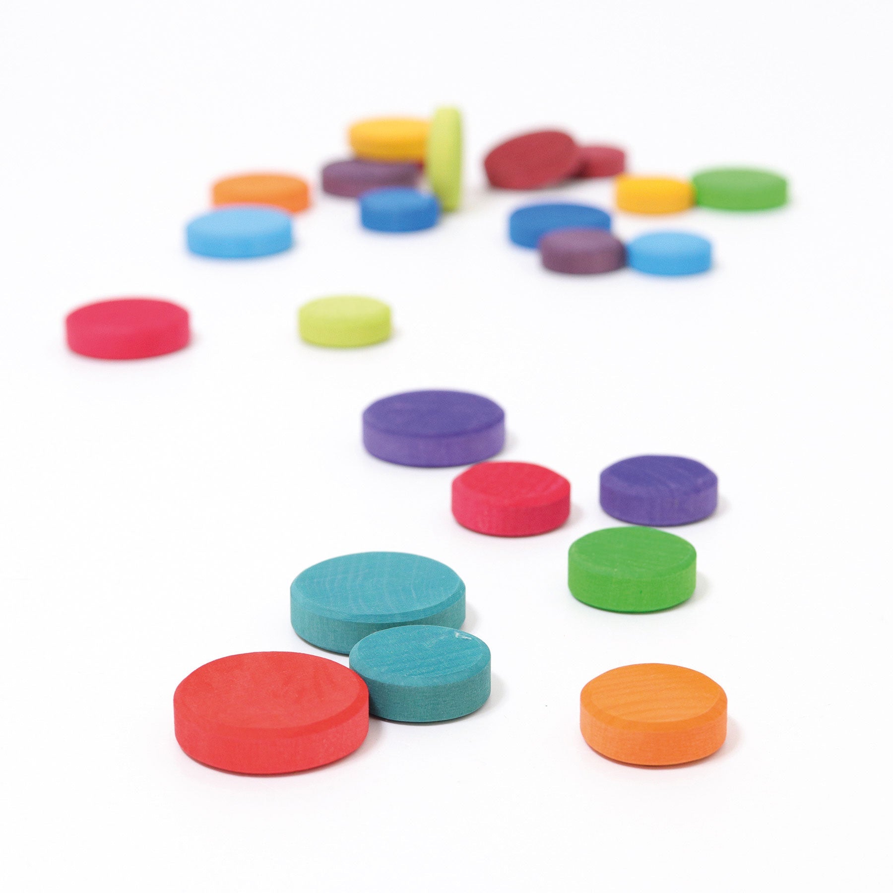 GRIMM'S Wooden Rainbow Coins