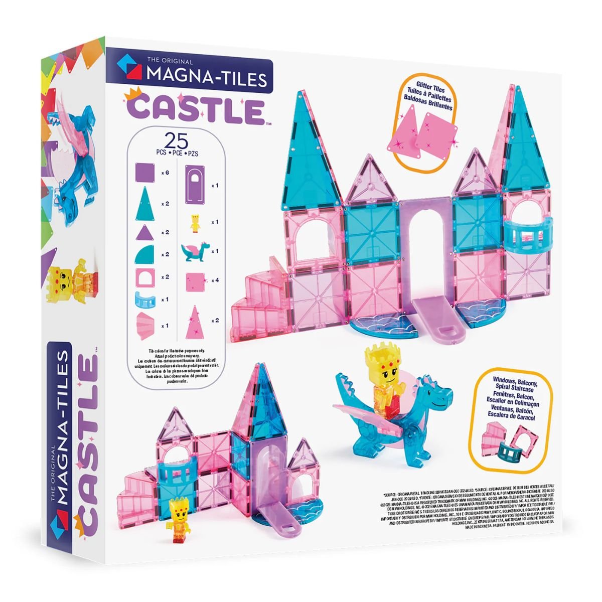 MAGNA-TILES Castle 25 Piece Set