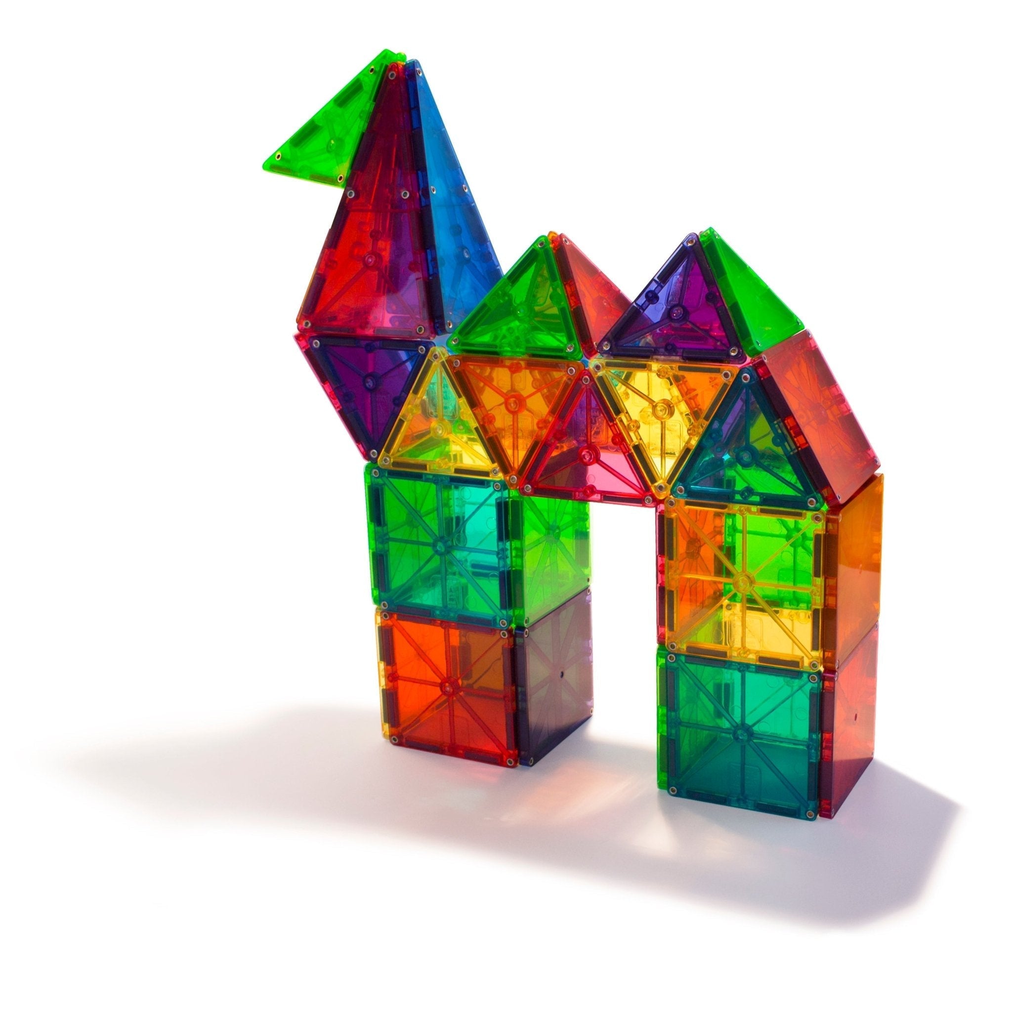 MAGNA-TILES Classic Clear Colors 100 Piece Set