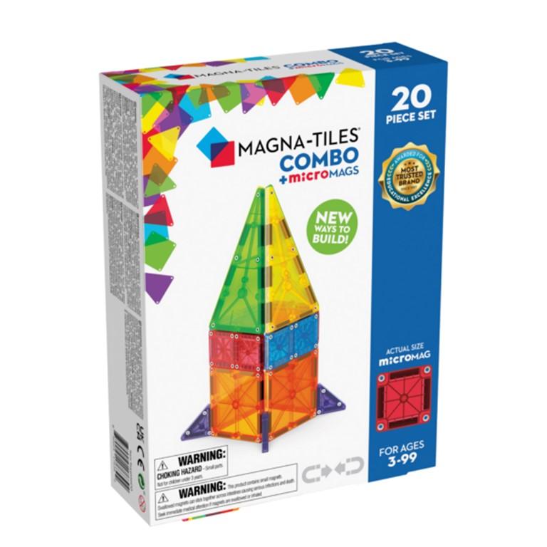 MAGNA-TILES Combo + microMAGS  20pc
