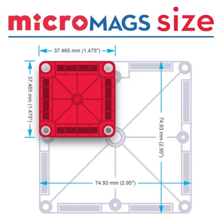 MAGNA-TILES Combo + microMAGS  20pc