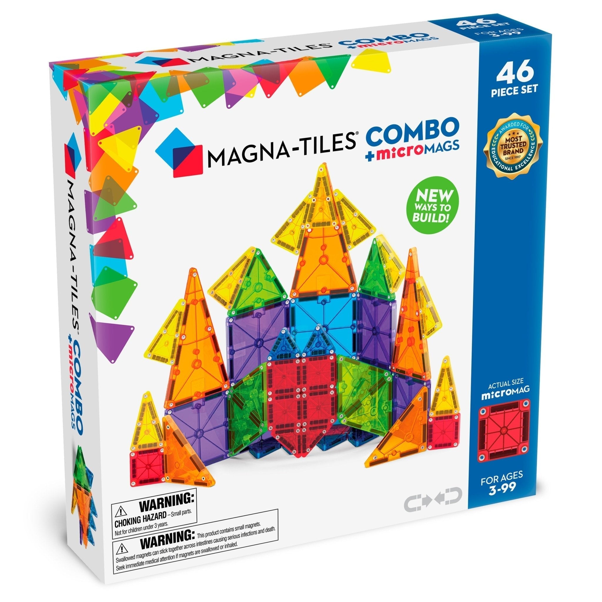 MAGNA-TILES Combo + microMAGS  46pc
