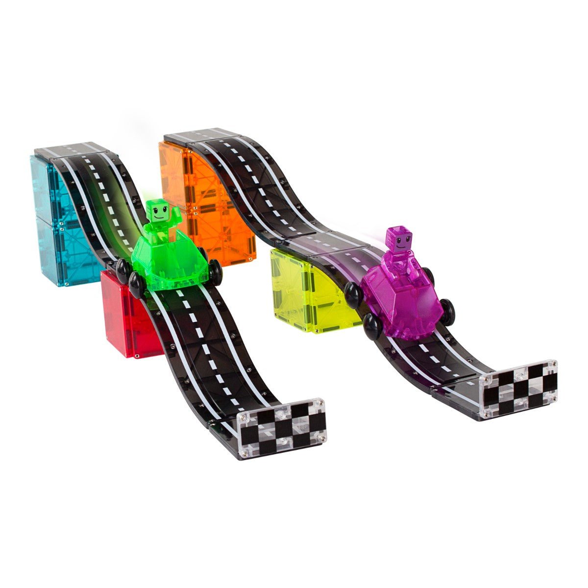 MAGNA-TILES Downhill Duo 40-Piece Set