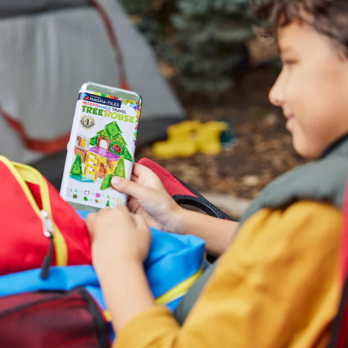 MAGNA-TILES  microMAGS Travel Treehouse