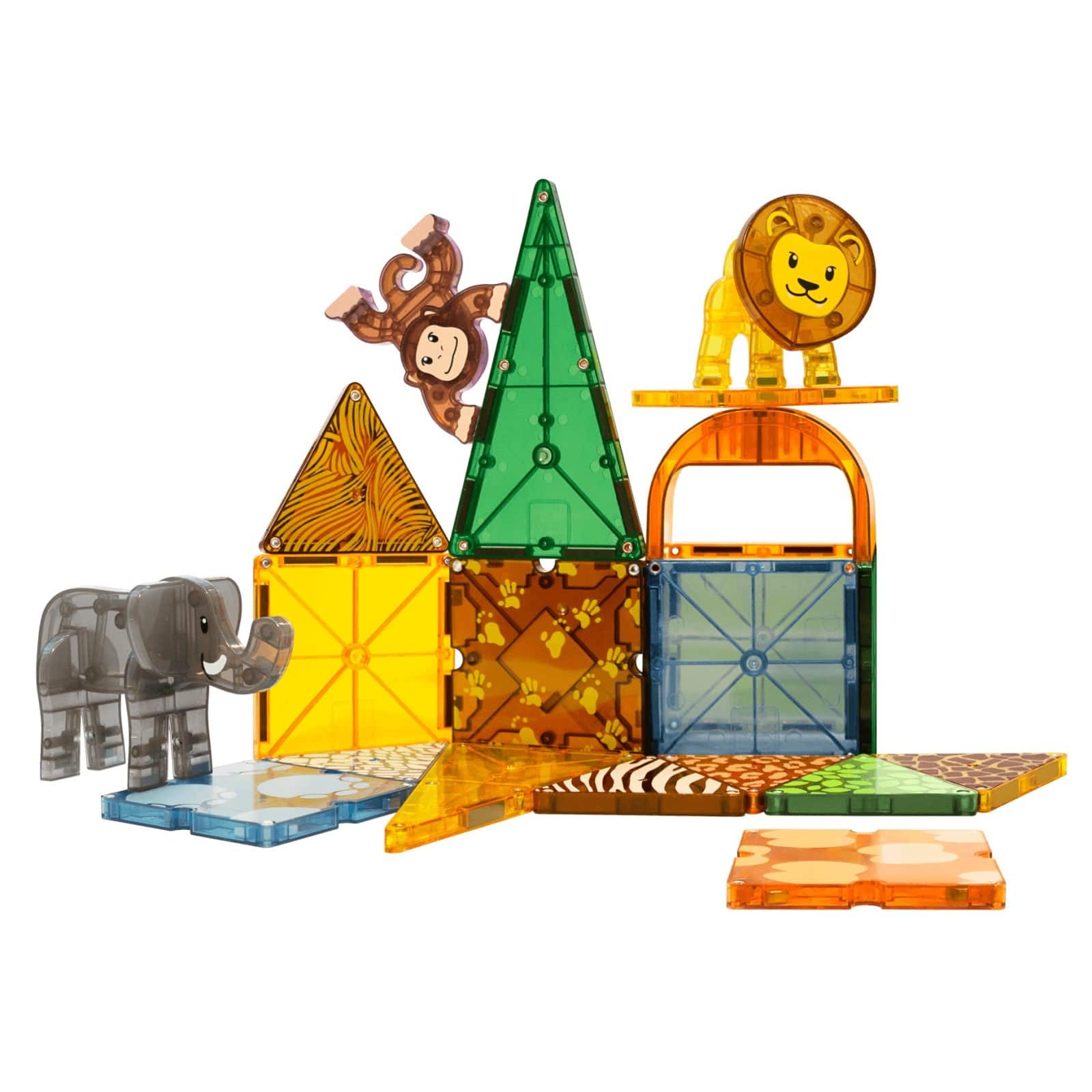 MAGNA-TILES Safari Animals 25 Piece Set