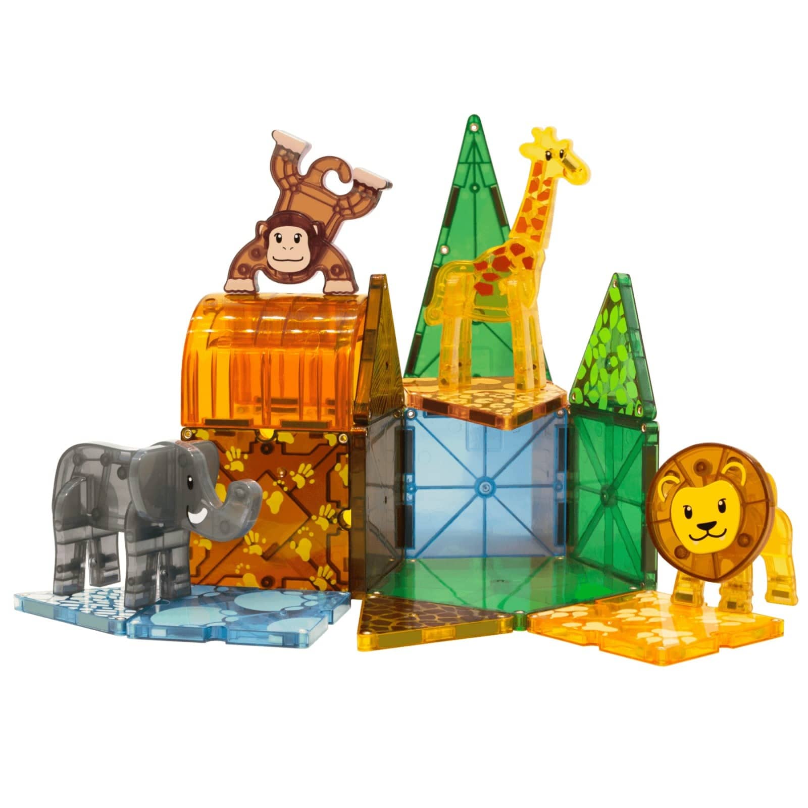 MAGNA-TILES Safari Animals 25 Piece Set