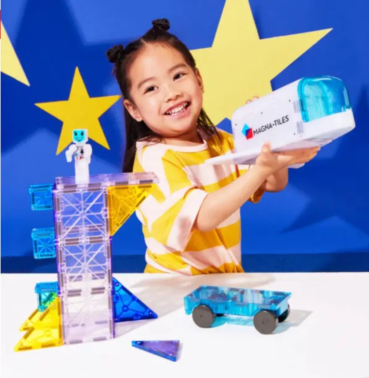 MAGNA-TILES Space + microMAGS 32 Piece Set