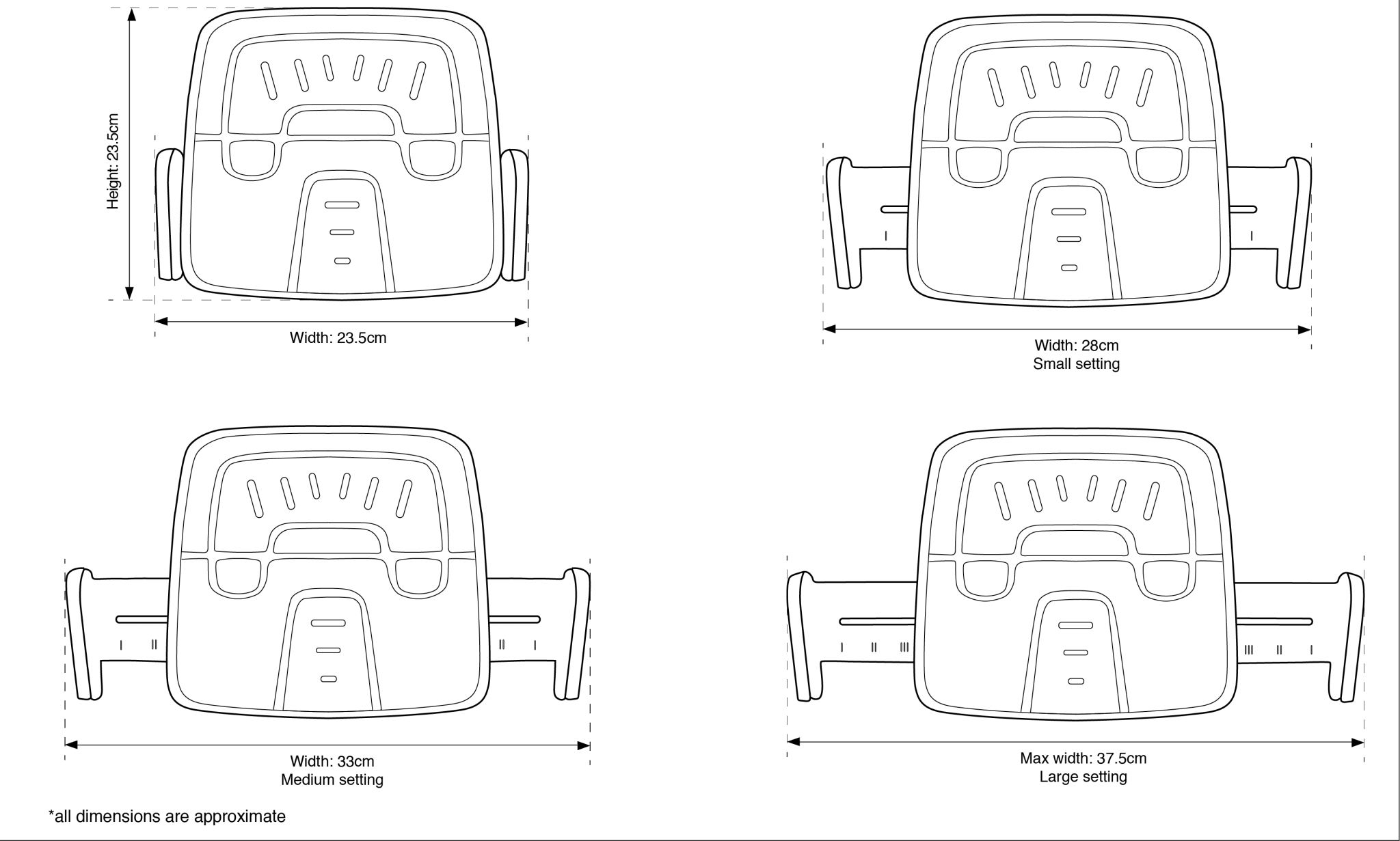 MIFOLD Comfort Grab-And-Go Booster Seat