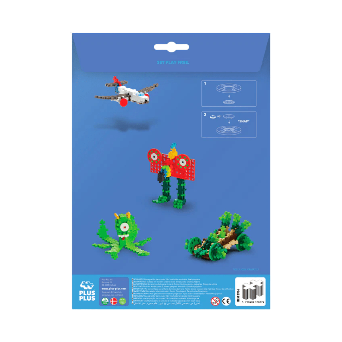 PLUS-PLUS Accessory Pack / Red & Yellow