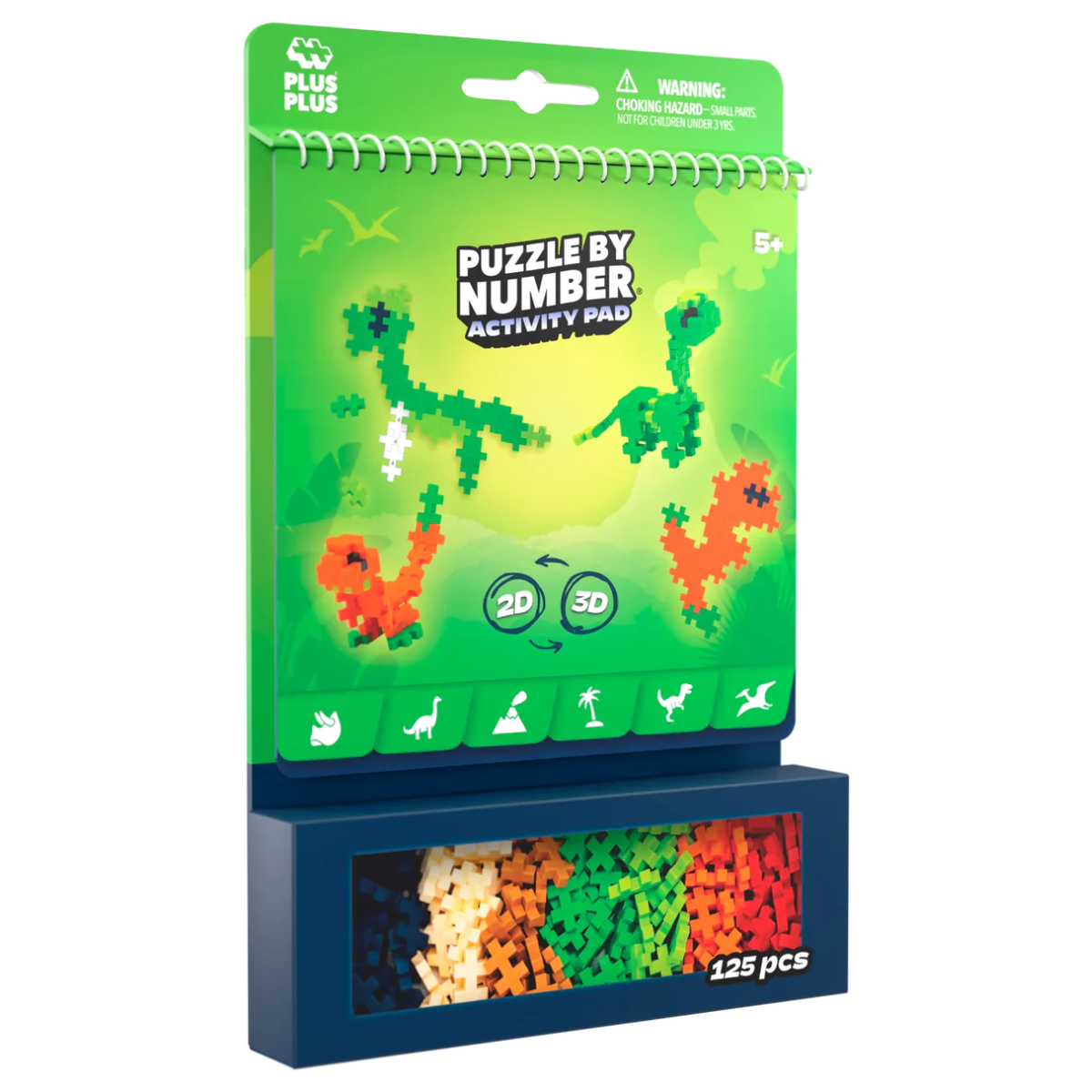 PLUS-PLUS Activity Pad – Dinosaurs