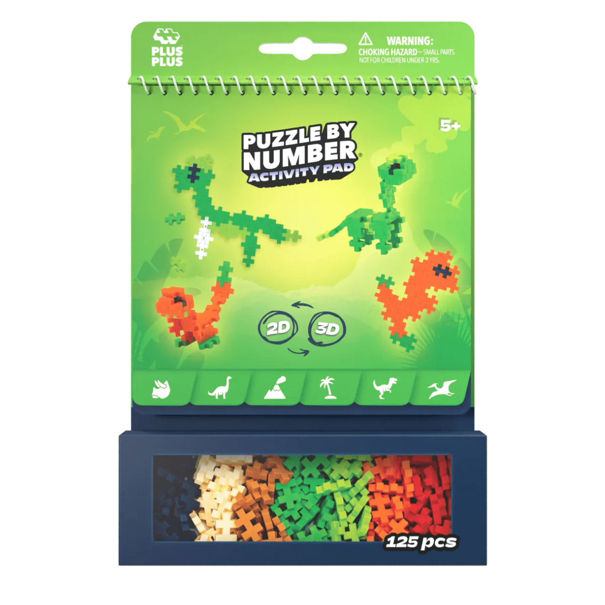 PLUS-PLUS Activity Pad – Dinosaurs