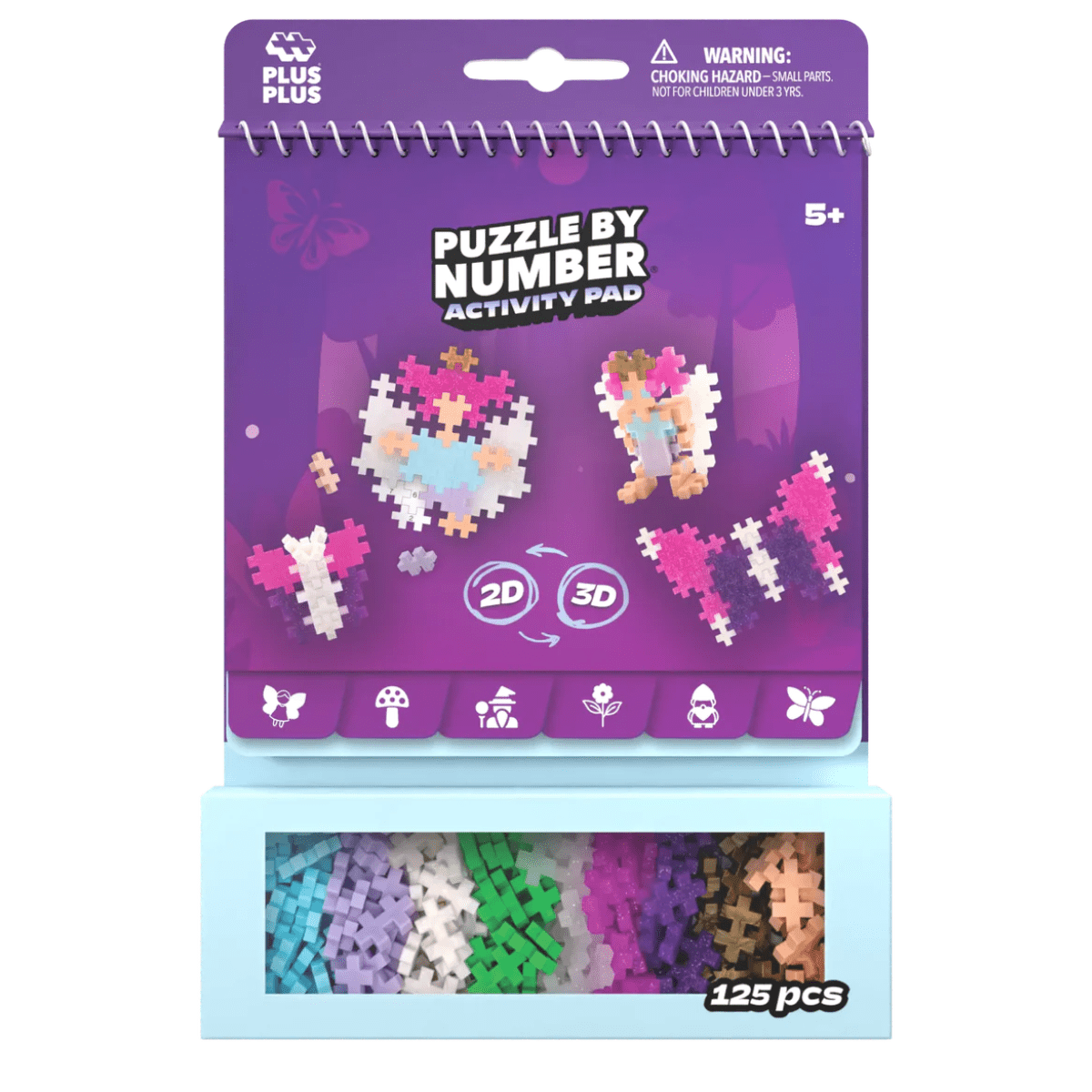 PLUS-PLUS Activity Pad – Enchanted forest