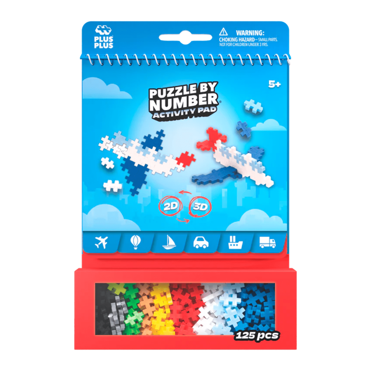PLUS-PLUS Activity Pad – Transportation