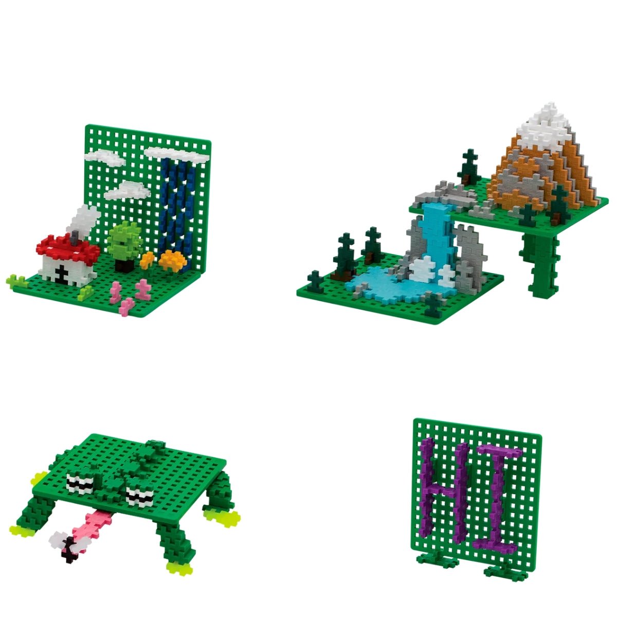 PLUS-PLUS BasePlate 2pc, Green