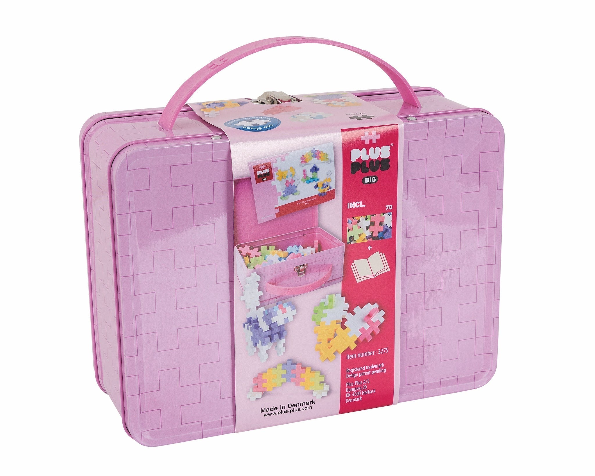 PLUS-PLUS BIG / Metal suitcase Pastel