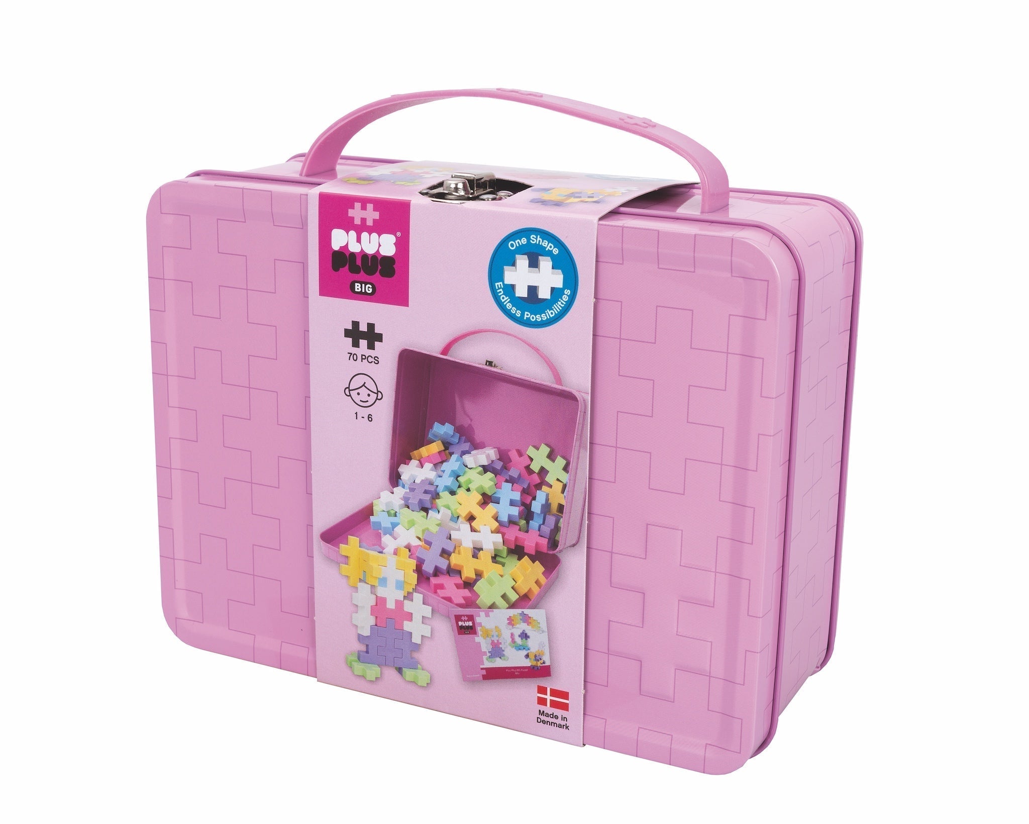 PLUS-PLUS BIG / Metal suitcase Pastel