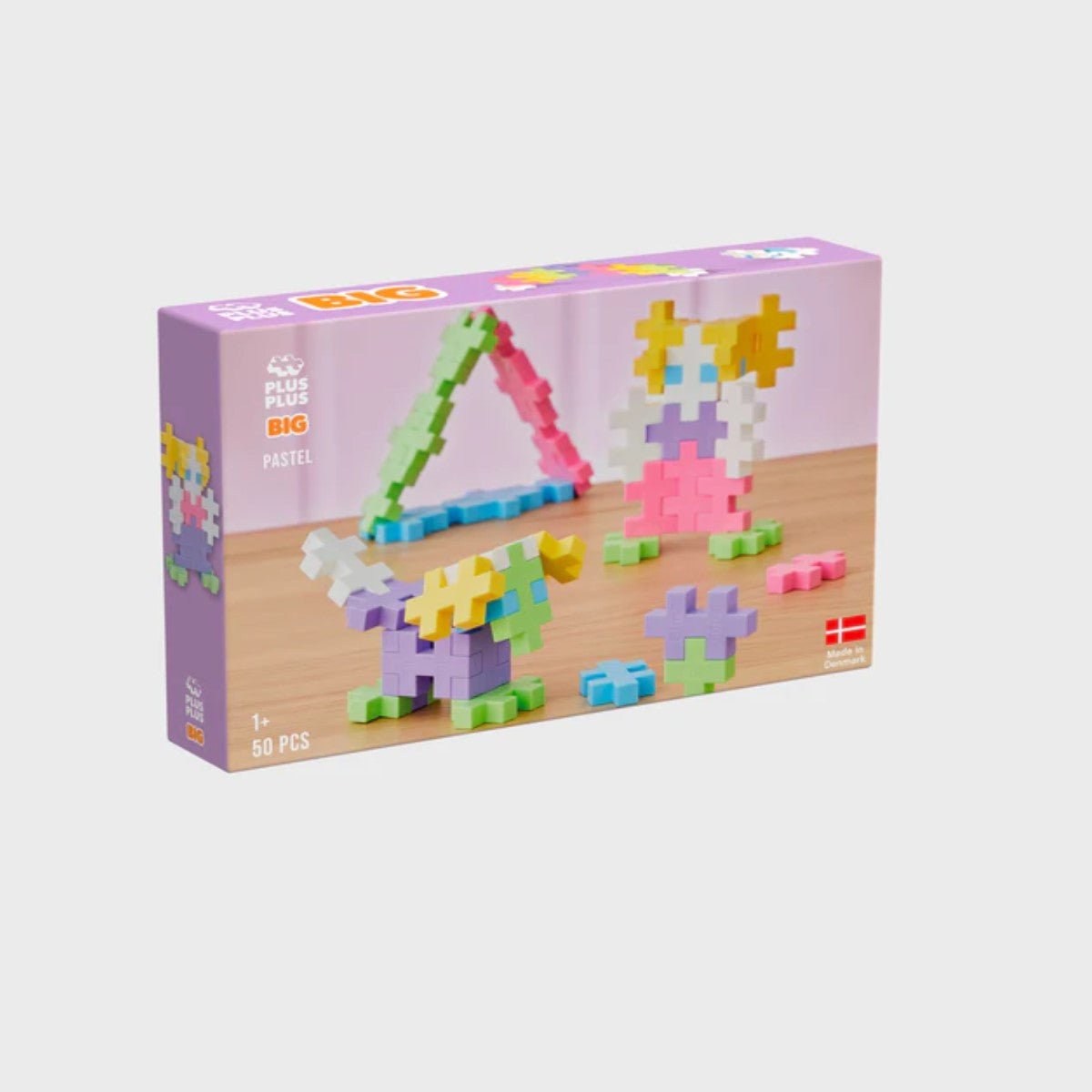 PLUS-PLUS BIG Pastel Mix / 50 pcs.