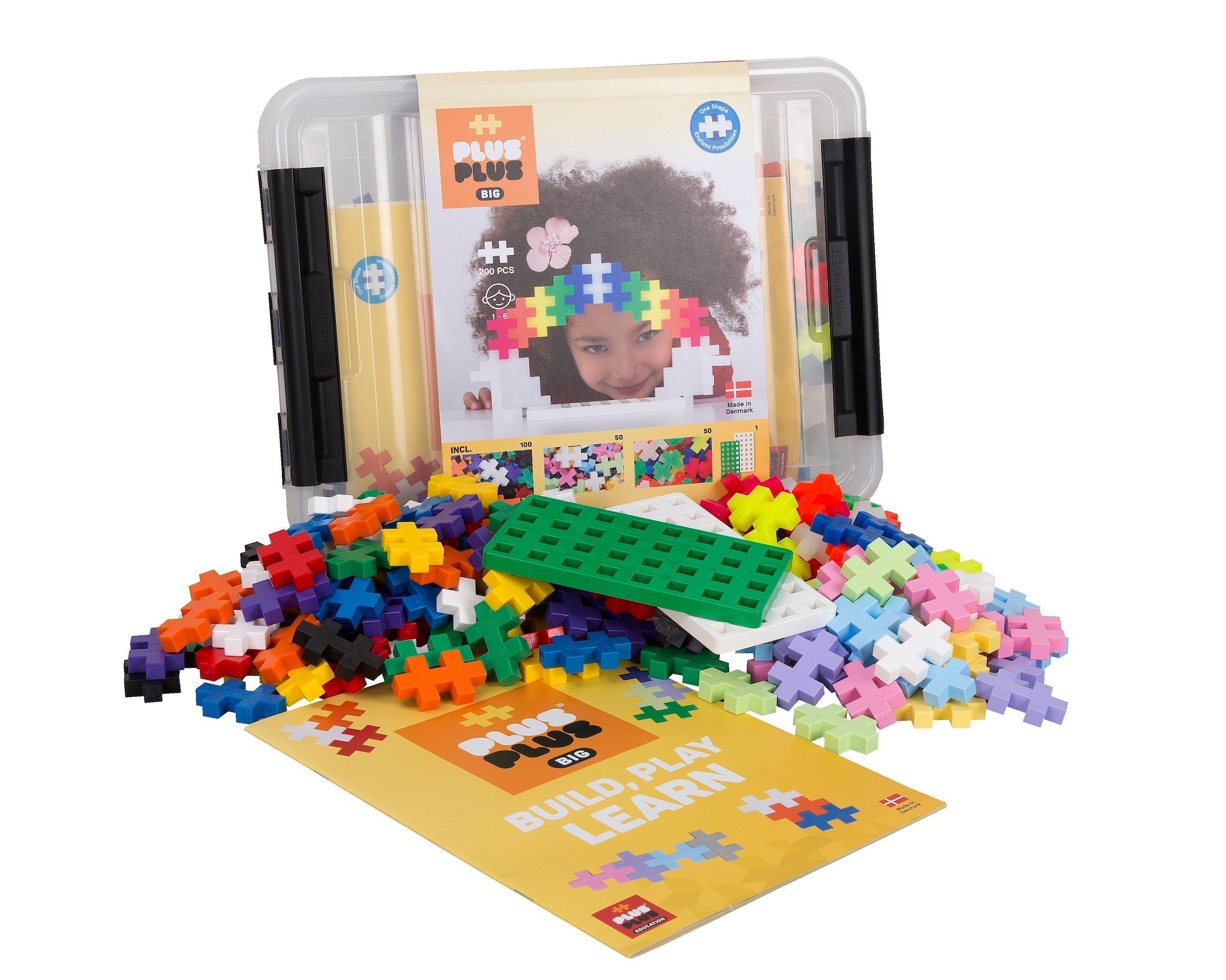 PLUS-PLUS BIG Storage Box Mix / 200 pcs