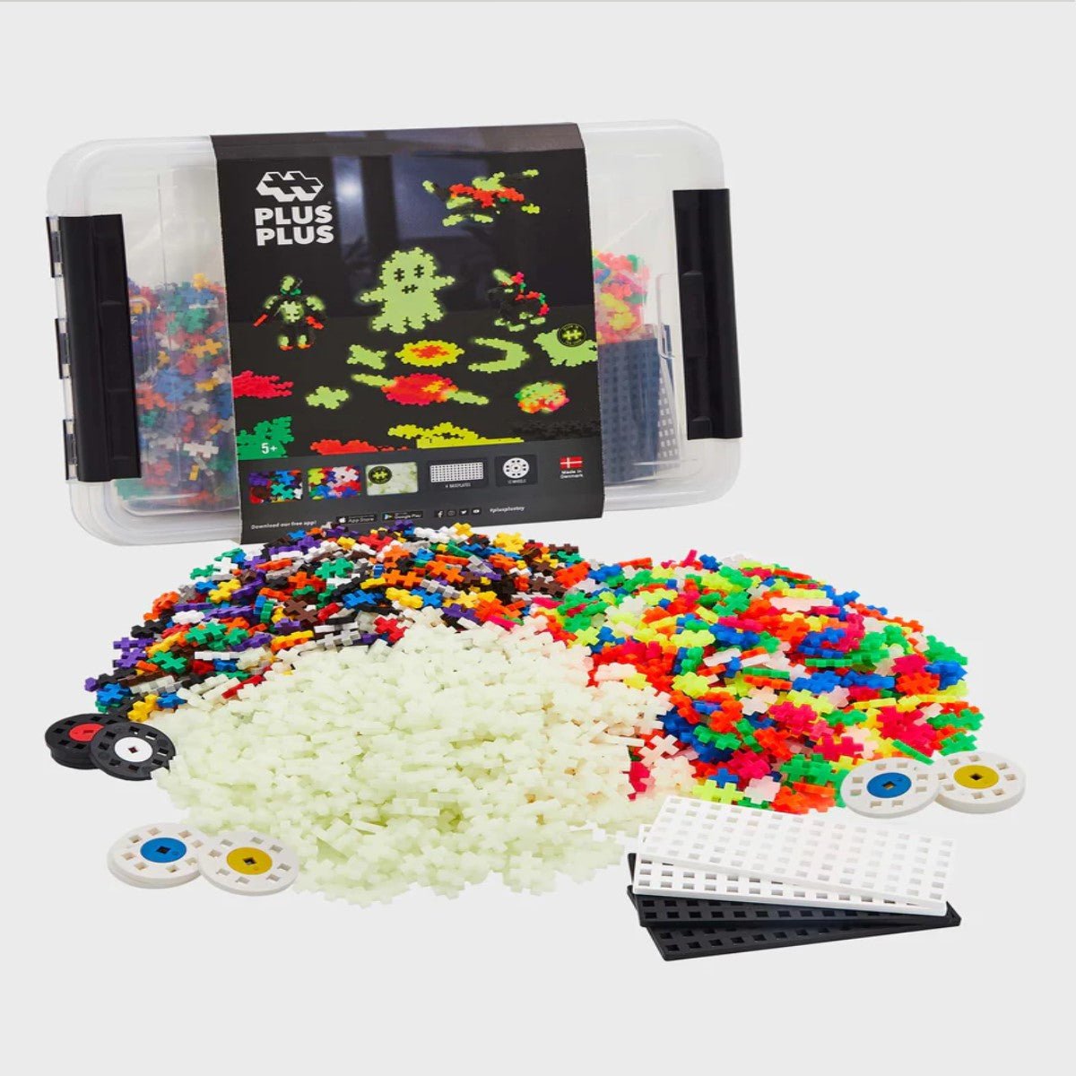 PLUS-PLUS Build and Glow Storage Box / 2000 pcs