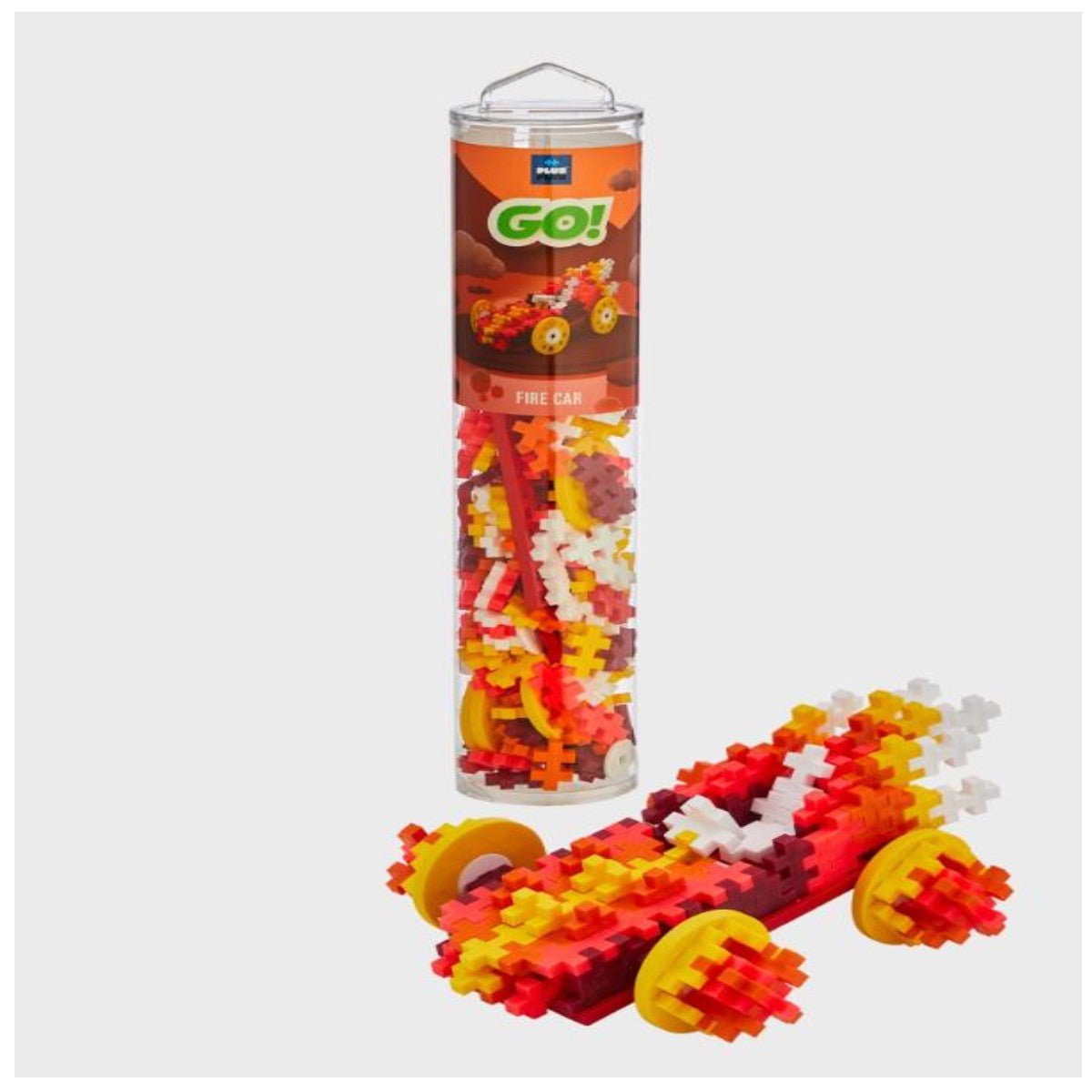 PLUS-PLUS Color Cars Fire / 200 pcs Tube